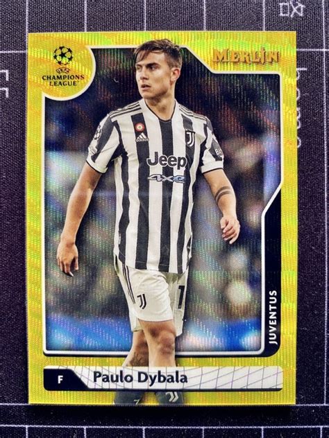 2022 Topps Merlin Chrome Paulo Dybala 【fly20】欧冠新版梅林 保罗迪巴拉 尤文图斯 金折射 金波纹折