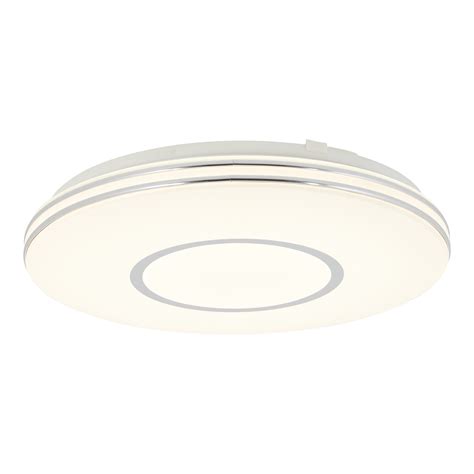 Artika Horizon Modern Flush Mount Ceiling Light Fixture, White ...