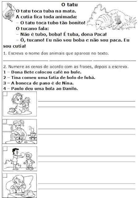 Aprendendo A Tia Polly Atividades Letra T