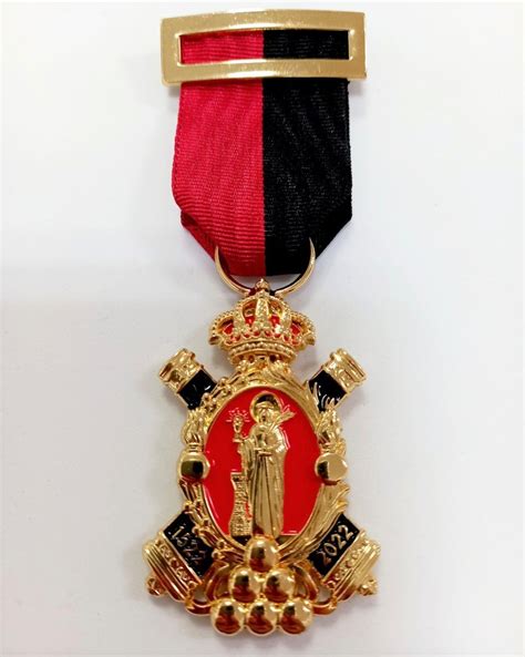 Conjunto Medalla Conmemorativa Del Quinto Centenario De Santa B Rbara