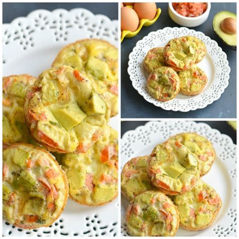 Tex-Mex Avocado Egg Muffins {Low Carb, Paleo, Low Cal, GF} - Skinny ...