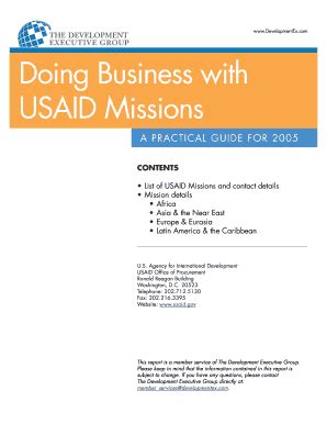 Fillable Online Pdf Usaid Doing Business With USAID Missions Source