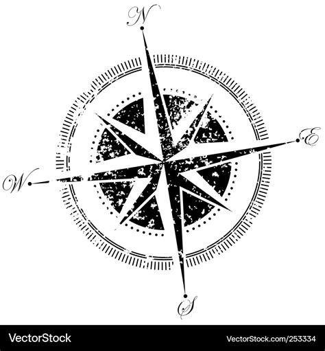 Compass Royalty Free Vector Image Vectorstock