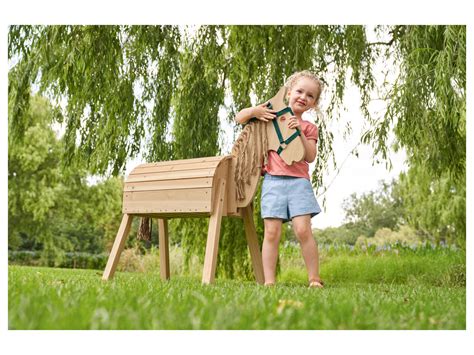 Playtive Kinder Holzpferd Mit Beweglichem Kopf LIDL