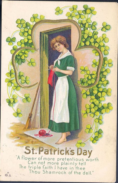 Irish Americana St Patricks Day Love Shamrock Girl Flickr