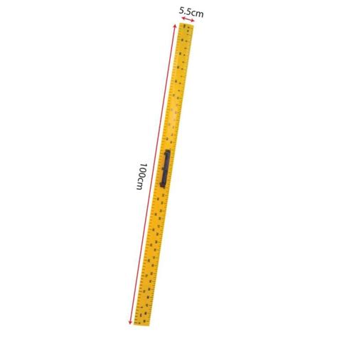 Plastic meter ruler - bookLocate