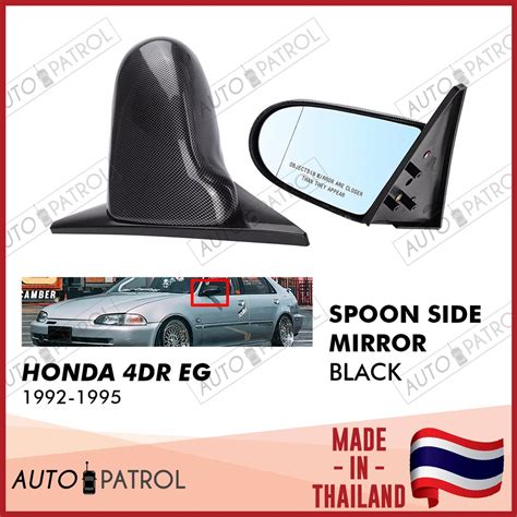 Spoon Side Mirror Carbon For Honda Civic 4dr Eg 1992 1995 Shopee