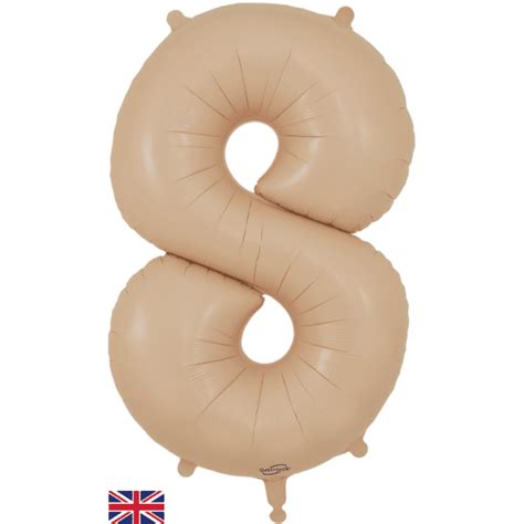 Buy Oaktree Inch Matte Nude Foil Number Balloons Balloons U