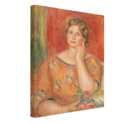 Auguste Renoir Frau Osthaus Leinwandbild Im Hochformat Kaufen