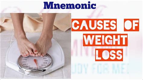 Causes Of Weight Loss Medical Mnemonic 15 Youtube