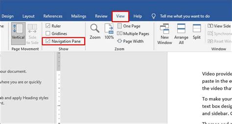 Navigation Pane In Word How To Use It