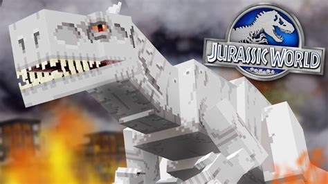 We Have Indominus Rex Jurassic World Minecraft Dlc Ep3 Youtube