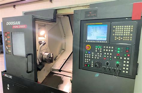 Doosan Fanuc I Series 4500 Rpm Puma 2100SY 4 Axis