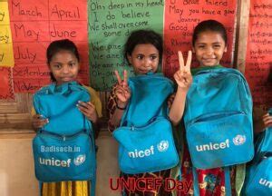 UNICEF Day 2023 Date History Meaning Observation Facts Etc Vo