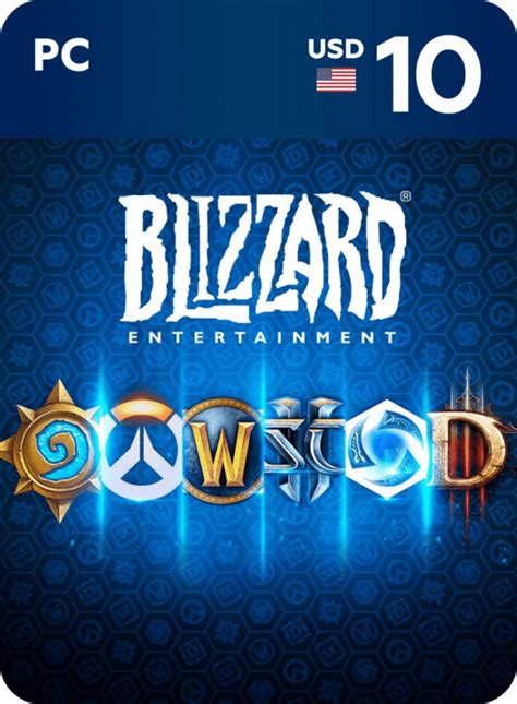 Карта Пополнения Blizzard Battle.Net - 10 Usd Купить По Цене 1199 ...