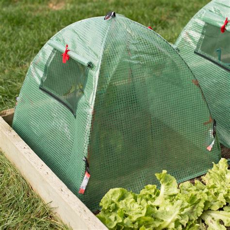 The Pop Open Greenhouse Cover Hammacher Schlemmer