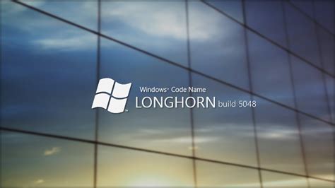 Windows Longhorn Build 5048 Youtube