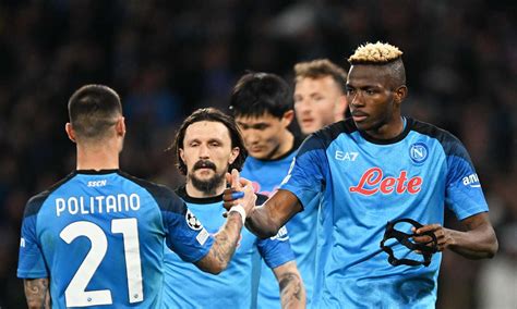 Napoli Eintracht Francoforte Il Tabellino Champions League