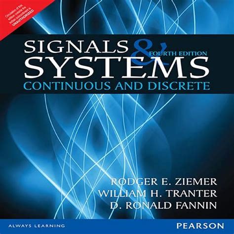 Buy Signals And Systems Continuous And Discrete 4 E Book Online At