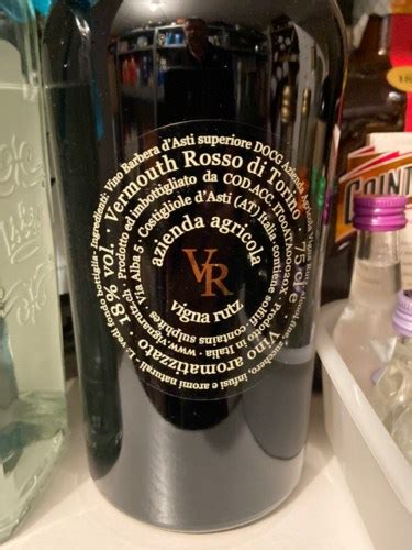 N V Aazienda Agricola Vigna Rutz Vermouth Rosso Di Torino Vivino US