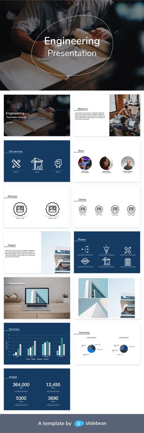 Contoh Template PowerPoint Civil Engineering Kreatif Deh Guna Membuat