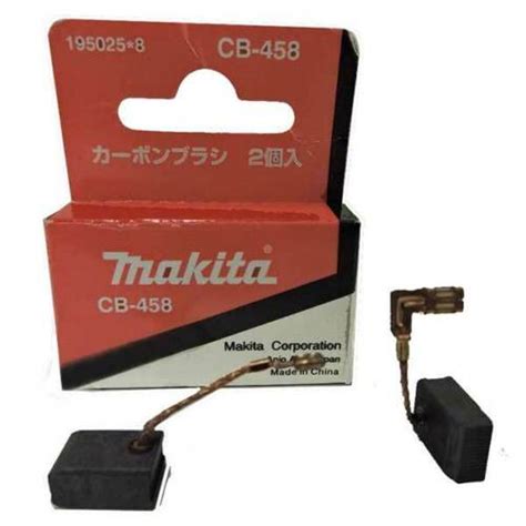 Original Makita Part CB458 CARBON BRUSH SET CB 458 GA4030 REPLACES