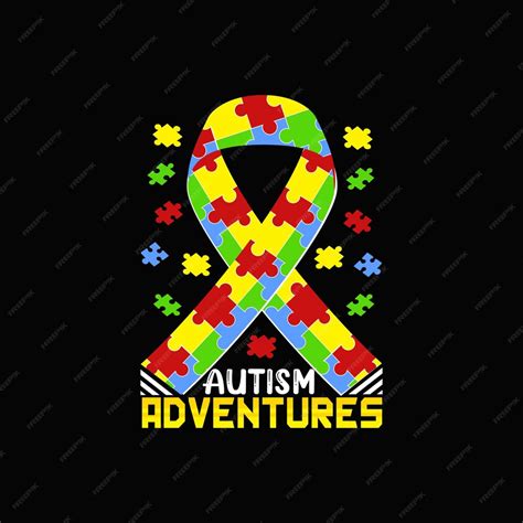 Premium Vector Autism T Shirt Design Autism Typography Vector