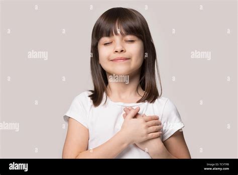 Girl Hand Chest Hi Res Stock Photography And Images Alamy