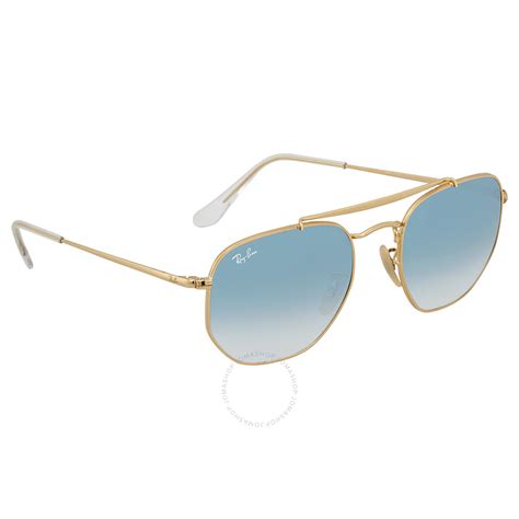 Ray Ban Marshal Light Blue Gradient 54mm Sunglasses Rb3648 0013f 54