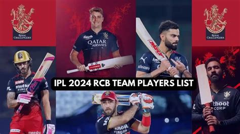 Ipl Rcb Team Players List Royal Challengers Bangalore Retained