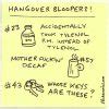 Hangover Bloopers – sticky comics