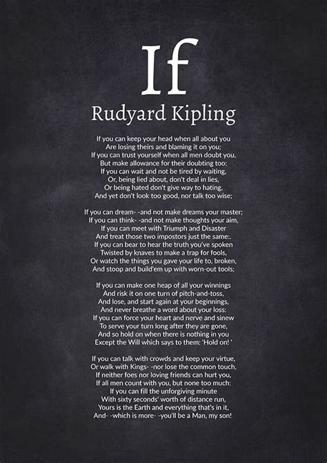 Se Rudyard Kipling Se Poesia Di Rudyard Kipling Se Rudyard Kipling