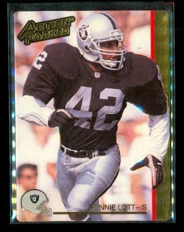 Vintage Nfl Action Packed Football Trading Card Ronnie Lott