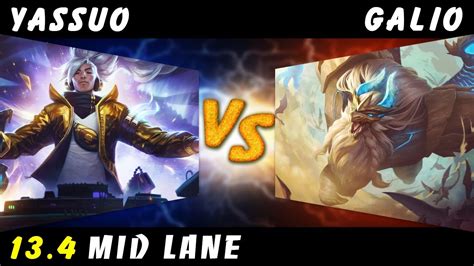 Yassuo Challenger Yasuo Vs Galio Mid Patch Yasuo Gameplay