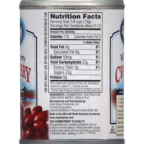 Ocean Spray Canned Cranberry Sauce