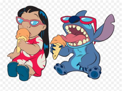 Transparent Background Lilo And Stitch Lilo Y Stitch Ice Cream Png