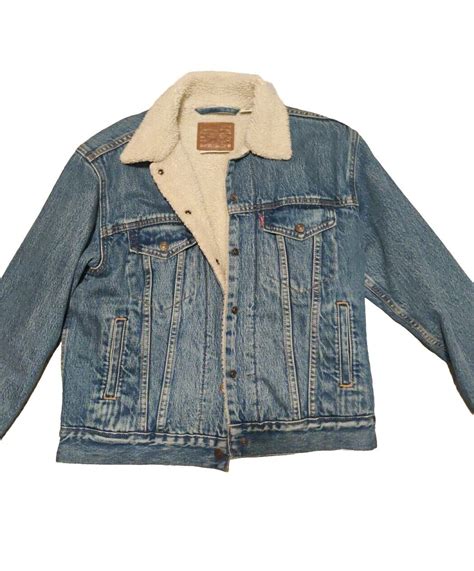 Levis Premium Ex Boyfriend Sherpa Lined Jean Jacket Gem