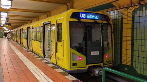 U Bahn Berlin Mitfahrt Im Frischen Aus Der Hu Von Osloer Stra E