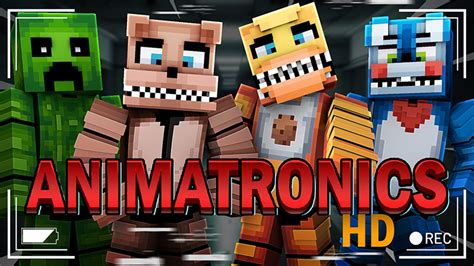 Animatronics Hd By The Lucky Petals Minecraft Skin Pack Minecraft