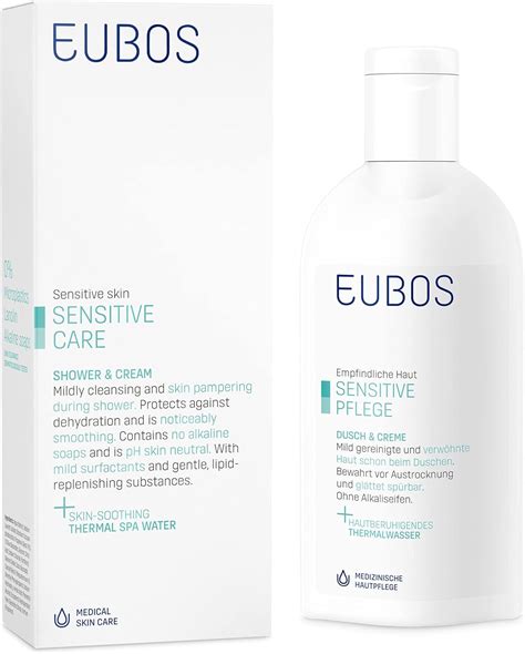 Eubos Sensitive Dusch Creme Waschlotion 200ml Zum Waschen Und