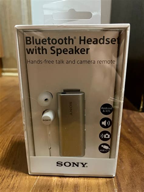 Sony Sbh Bluetooth Headset With Speaker Audio Headphones