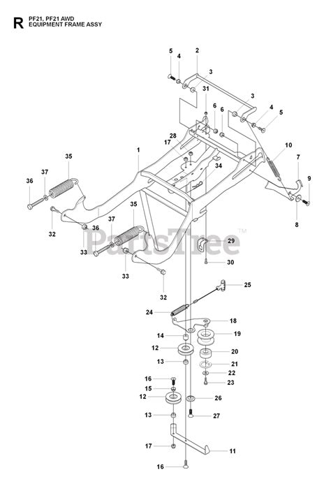 Husqvarna PF 21 AWD 965192501 Husqvarna Proflex Swedish Riding