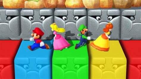 Mario Party Minigames Mario Vs Peach Vs Luigi Vs Daisy Youtube