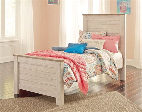 Willowton Youth Panel Bed Signature Design Furniture Cart