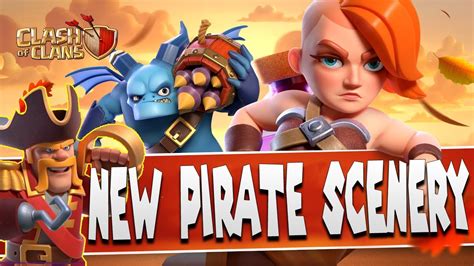 THE NEW PIRATE SCENERY CLASH OF CLANS 2020 YouTube