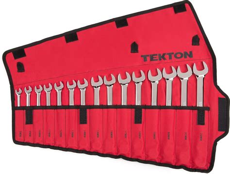 TEKTON WCB94901 Juego de llaves combinadas de longitud estándar 50