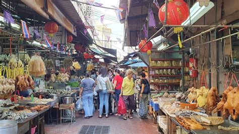 4k Chinese Food Market In Chinatown Bangkok Thailand Youtube