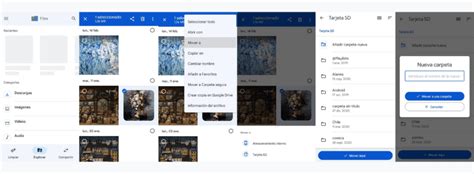 Cómo pasar fotos a una tarjeta SD en Android