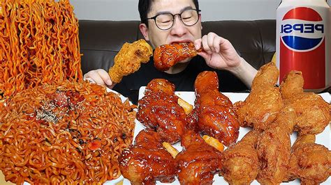 Fried Chicken Mukbang Youtube