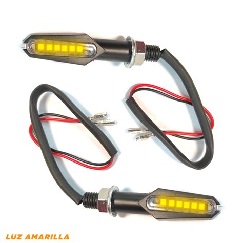 Faros Direccional Universal Led V Luz Amarilla Tl Par